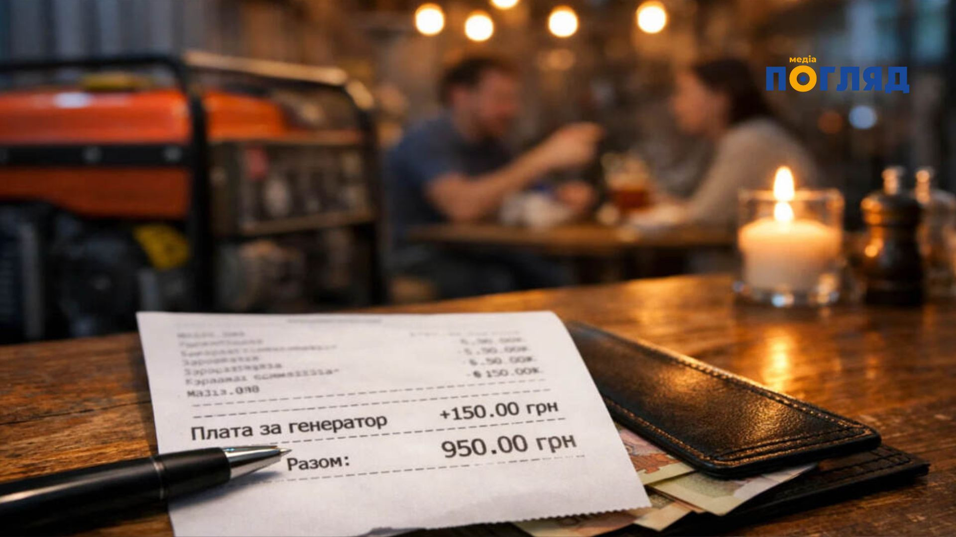 Ресторанам пояснили чи законно брати гроші за генератор (ФОТО) - зображення